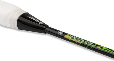Бадмінтонна ракетка Oliver Meta X90 з карбону, чорна-зелена, для початківців і любителів