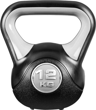 Гиря Miweba Sports KB200 4-12 кг для фітнесу та силових тренувань, безпечна для підлоги, для занять у приміщенні та на вулиці