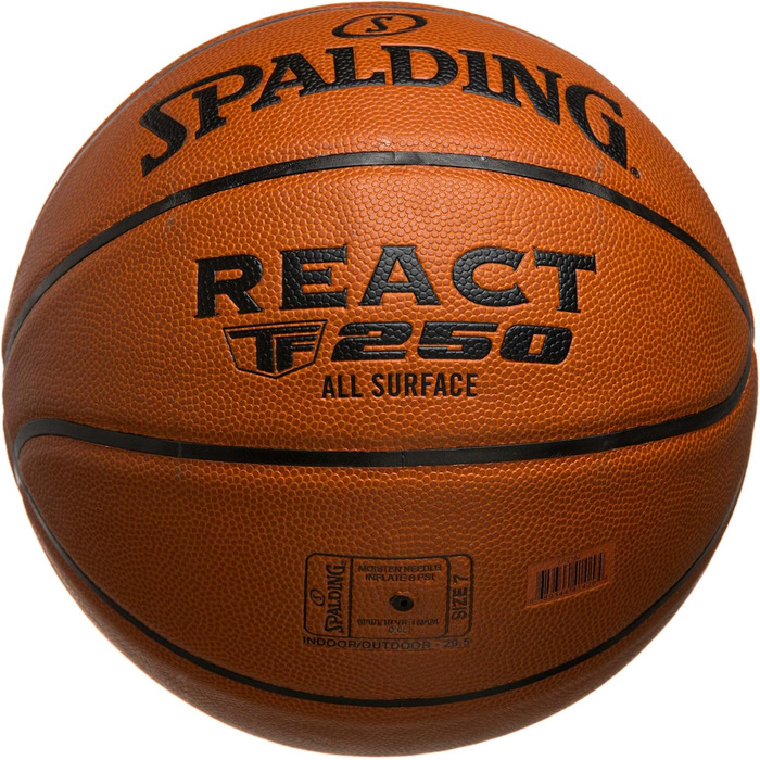 Баскетбольний м'яч Spalding TF250, розмір 7, композитна шкіра