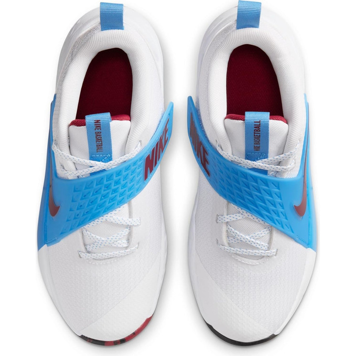 Кросівки баскетбольні Nike Team Hustle D 12 (36.5 EU) білі, червоні, сині