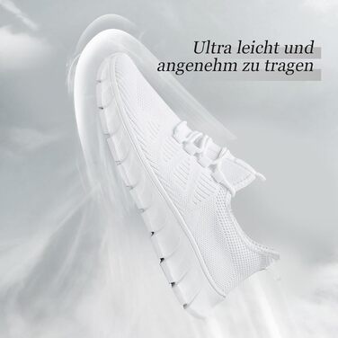Жіночі кросівки: спортивні, для бігу, фітнесу, тенісу, туризму та відпочинку. Розмір 40 EU, білий колір