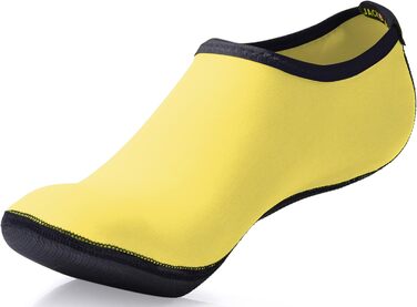 Чоботи для плавання JackShibo: жіночі та чоловічі, для пляжу, серфінгу та аквафітнесу (41/42 EU, Yellow)