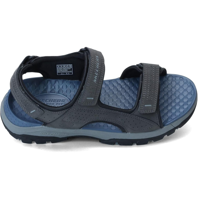 Чоловічі сандалії Skechers Tresmen-Garo - водонепроникні, Charcoal Synthetic, 40 EU