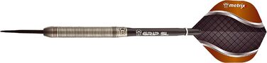 Дартс набір Artos Steel Pro, 3 дротики 80% вольфраму, м'ята/червоний/мідний, професійний