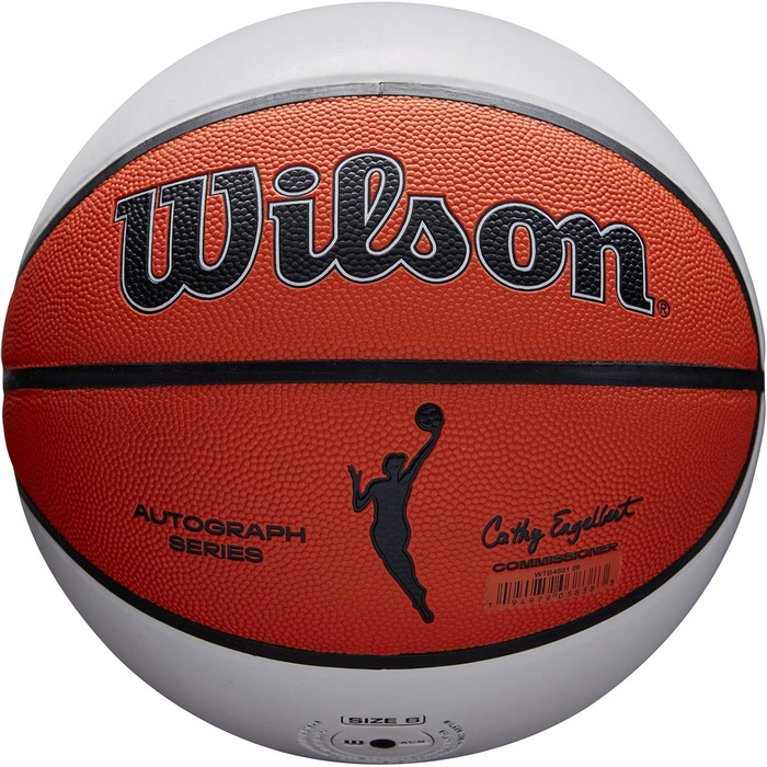 Баскетбольний м'яч WILSON WNBA для жінок, офіційний та міні, біло-оранжевий, серія Commemorative