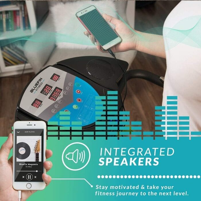 Платформа вібраційна Bluefin Fitness Pro - тиха, з вбудованими колонками