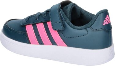 Кросівки adidas Breaknet Lifestyle Court для дітей та дорослих, білі, рожеві, чорні (36 2/3 EU)