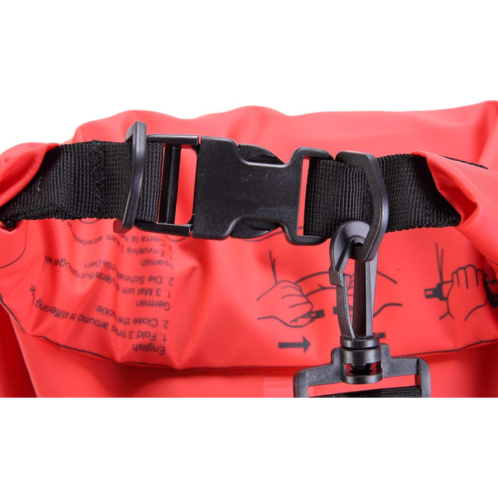 Водонепроникні сумки Cressi (червоні, 15 л, без застібки-блискавки)