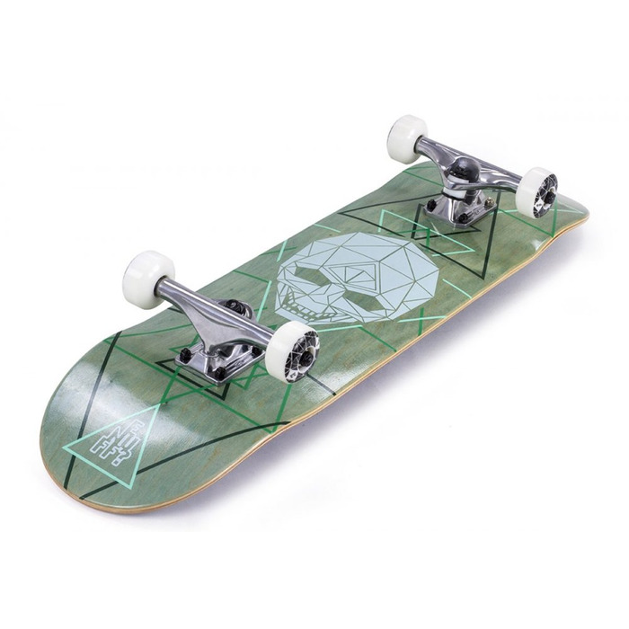 Скейборд Enuff GEO SKULL GREEN 8