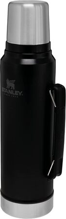 Термос Stanley Classic Legendary, нержавійка, 1 л, тримає тепло/холод 15-48 годин, BPA-free, можна мити в посудомийці