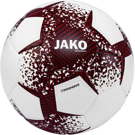Футбольний м'яч Jako Unisex Performance, біло-чорно-червоний, розмір 5