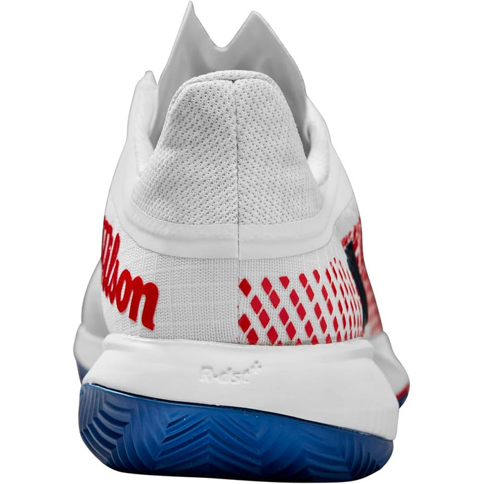 Тенісне взуття Wilson KAOS Swift 1.5 Clay для чоловіків (46 2/3 EU, білий, блакитний, червоний Wilson)