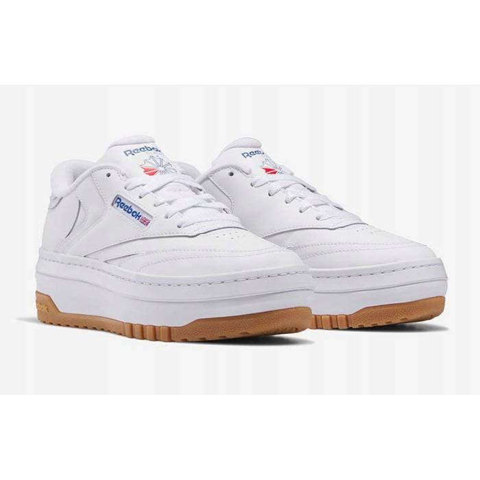 Кросівки Reebok білі шкіряні, низькі, на шнурівці, розмір 37