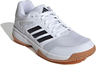Жіночі кросівки adidas Speedcourt для залу, білі/чорні/сірі, 46 2/3 EU