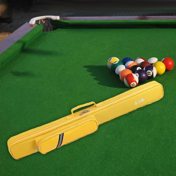 Чохол для кия (біліардний/снукерний) Harilla, сумка для транспортування, з блискавкою, жовтий