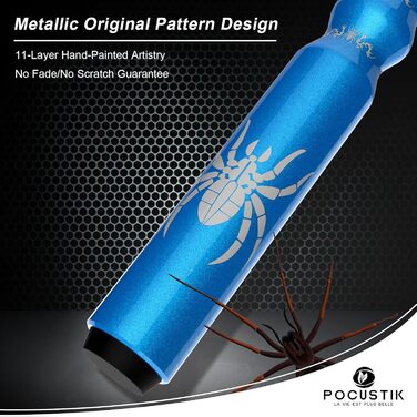 Більярдний кий Billardqueue, 147.3 см, 2-секційний з канадського клена з ергономічною ручкою та наконечником 13 мм. Професійний кий для більярдного столу в 6 кольорах та 4 вагах (510 - 595 г). Підходить для домашньої більярдного столу, 21oz синій.