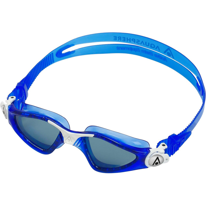 Дитячі окуляри для плавання Aquasphere Kayenne JR з УФ-захистом, силіконовим ущільненням, антифогом та захистом від протікань, для хлопчиків і дівчат від 6 років, синьо-білі, універсальний розмір