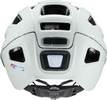 Шолом uvex Finale Visor V: безпечний міський шолом для жінок та чоловіків з автозатемнюваним візором та LED-ліхтарем Gen 2, папірус матовий, 56-61 см
