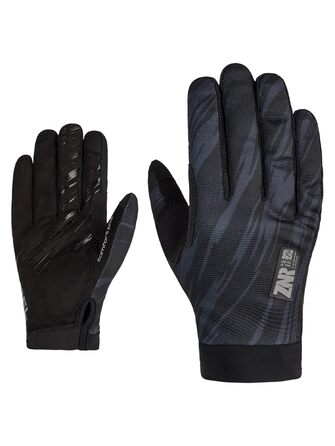 Рукавички велосипедні Ziener CROM Touch Long Black - для MTB, шосе, з сенсорним екраном