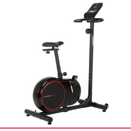 Велотренажер HAMMER Cardio 4.0 з низьким опором, безшумний, з регулюванням комп’ютера, широким і низьким входом, тримачем для планшета