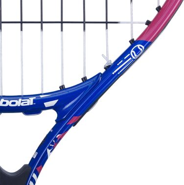 Дитяча тенісна ракетка Babolat B Fly 21, біло-рожева, натягнута, 185 г