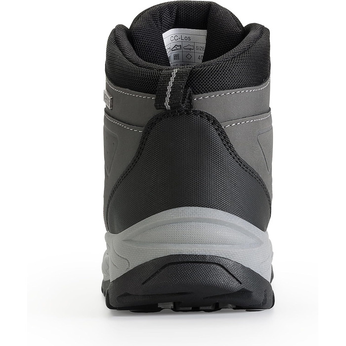 Жіночі водонепроникні трекінгові черевики CC-Los - чорний колір, розмір на пів розміру більший