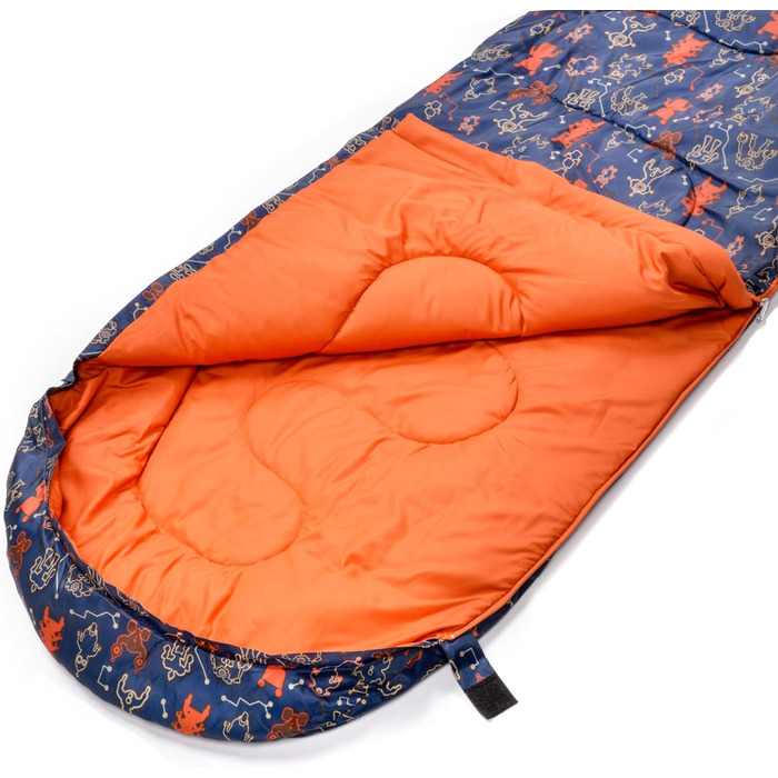 Спальний мішок дитячий Meteor Premium Ultraleicht для кемпінгу та подорожей (з рюкзаком)