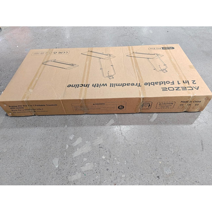 Біговий доріжка для дому з нахилом 5 в 1, 12% нахил, 2.5HP, складана, для дому та офісу, LED-дисплей, до 136 кг, без встановлення (чорно-біла, 137.01*71.81*13.00 см)