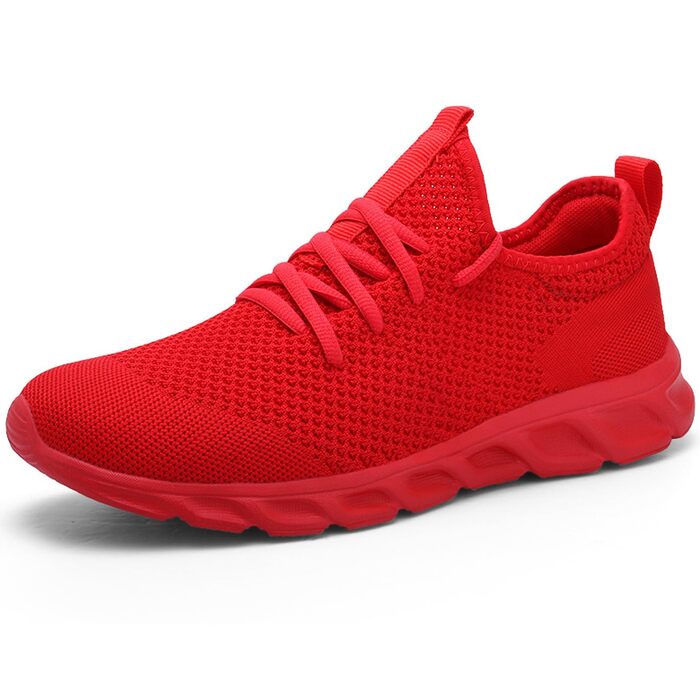 Чоловічі кросівки для бігу та фітнесу Walkingschuhe (дихаючі, червоні, 43 EU)