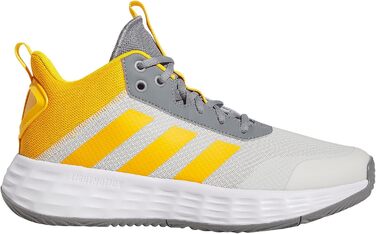 Кросівки баскетбольні adidas Own The Game 2.0 Lightmotion Mid сірі, жовті, чорні (46 2/3 EU)