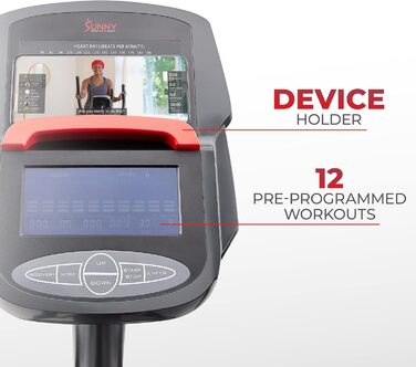 Еліптичний тренажер Sunny Health & Fitness SF-E3889SMART з інтелектуальним керуванням