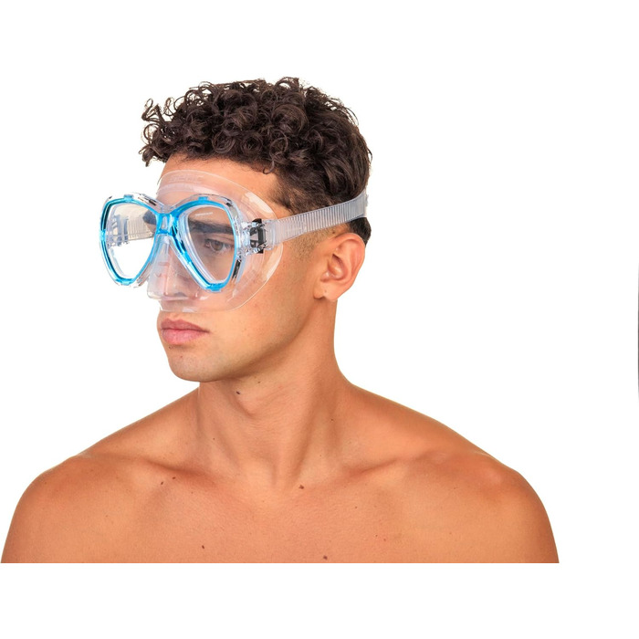 Набір для снорклінгу SEAC Tris: маска Elba, ласти ALA, трубка Tribe. Підходить для дорослих та дітей.