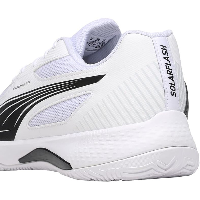 Спортивне взуття PUMA Solarflash III для залу (36 EU, білий/чорний)