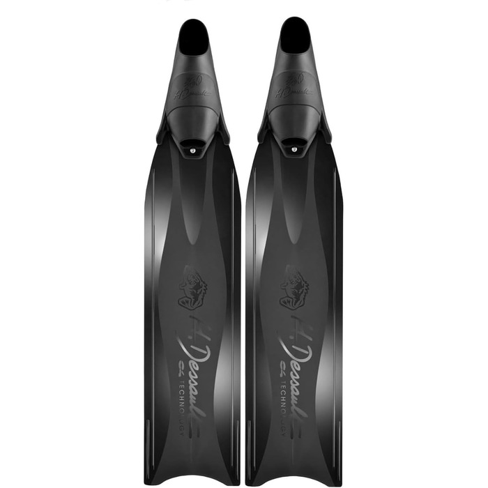 Ласти C4 H.Dessault HD Maxx Soft з технополімеру, з черевиком HD 350 для апное та підводного полювання