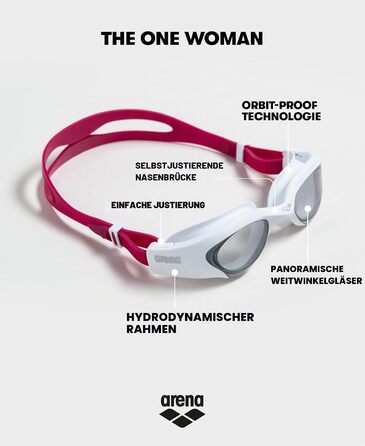 Окуляри для плавання Arena The One (1 шт) фіолетовий/димово-фіолетовий/бірюзовий
