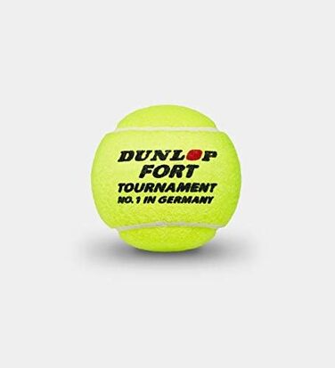 Тенісні м'ячі Dunlop Fort Tournament, 8 шт, жовті, для турнірів