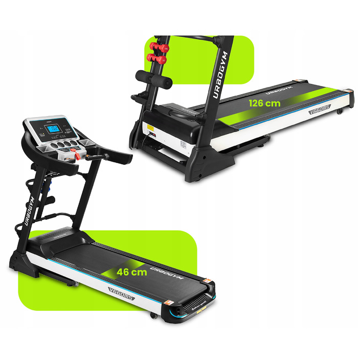 Електрична бігова доріжка Urboggym V660MS (до 140 кг)