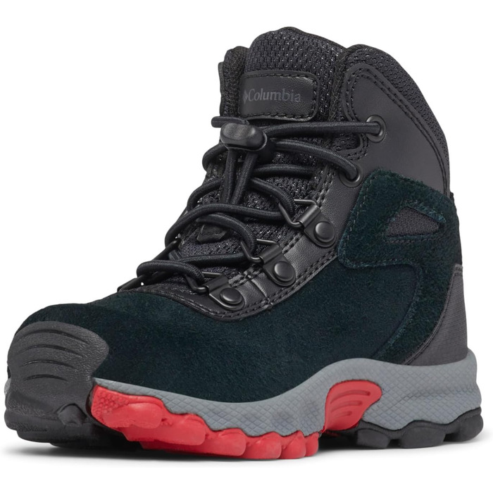 Трекінгові черевики Columbia Newton Ridge Amped Mid Rise для дітей (30 EU, Black Mountain Red)
