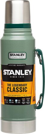 Термос Stanley Classic Legendary 1 л – зберігає тепло/холод 24 години та термоконтейнер для їжі з ложкою 400 мл