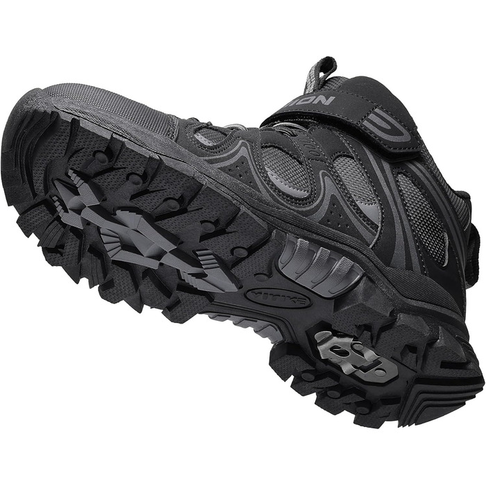 Дитячі зимові черевики ASHION для хлопчиків та дівчаток, утеплені, трекінгові, чорні, 39 EU