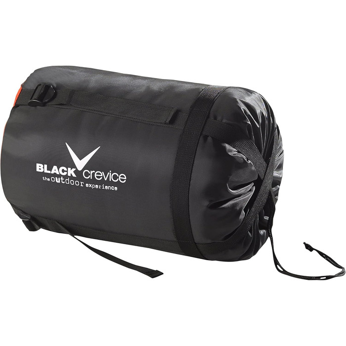 Сплячий мішок Black Crevice Alaska 250 I - червоний, 215 см | Сплячі мішки для кемпінгу | З чохлом | Дихаючий та водонепроникний