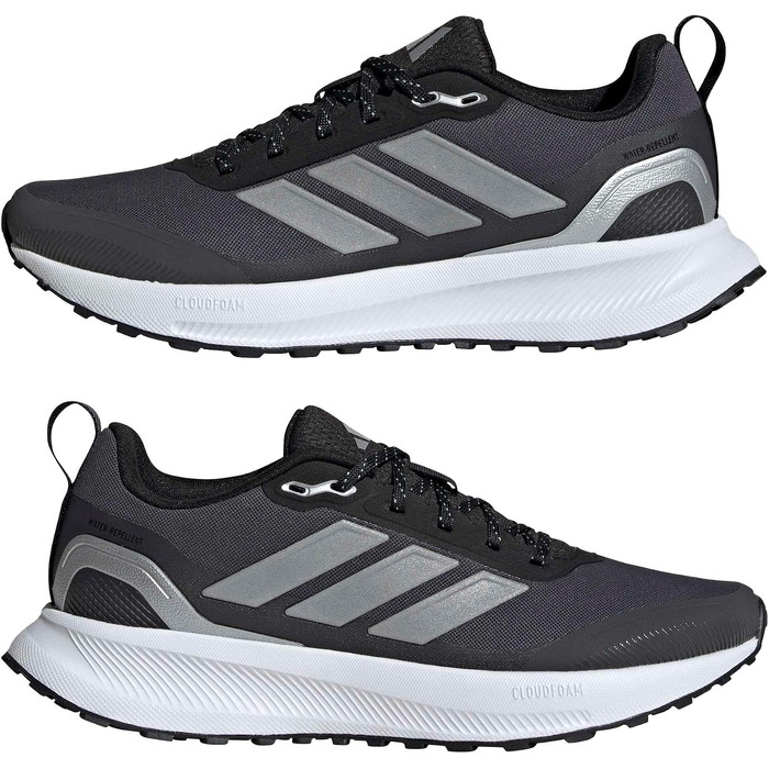 Жіночі кросівки для бігу та тренувань adidas Runfalcon 5 TR, Core Black Silver Metallic Carbon, розмір 39 1/3 EU