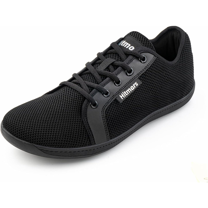 Босижні кросівки Hitmars для чоловіків та жінок. Кросівки для трейлраннінгу, трекінгу, фітнесу. Унісекс, чорний колір, розмір 43