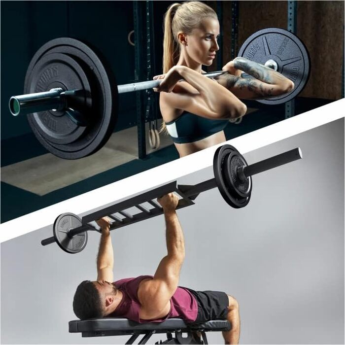Олімпійські диски для штанги GORILLA SPORTS, чавунні, 1,25-30 кг, 50 мм, набір або окремо