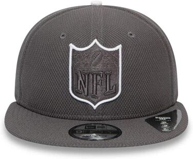 Кепка New Era 9Fifty Snapback з вишитим логотипом NFL Shield, сіра, M-L