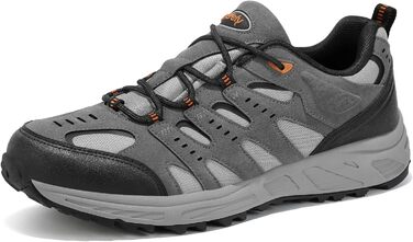 Черевики для трекінгу Kricely чоловічі, туристичні черевики, Outdoor, черевики для хайкінгу, спортивні черевики для трекінгу та походів (сірий, 40 EU)