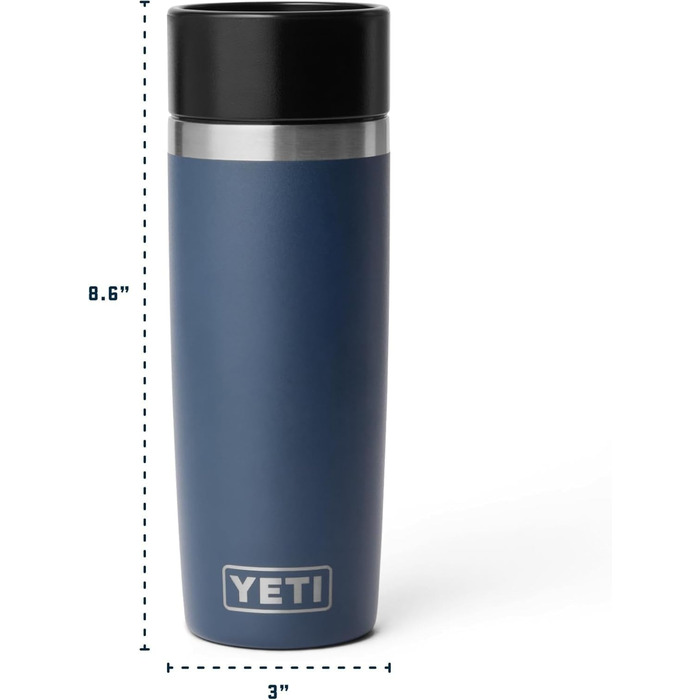 Термофляга YETI Rambler 16 oz (473 мл) з кришкою Commuter – не протікає, з нержавіючої сталі, Ridgeline