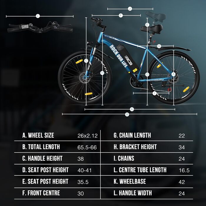 Електровелосипед RCB RK15 26