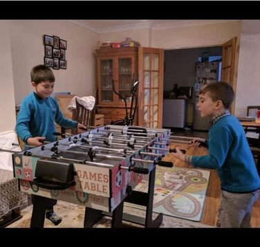 Спортивний ігровий стіл 4 FT 4-в-1 Steady: Білліард/Снукер, Футбол, Настільний футбол, Хокей, Настільний теніс