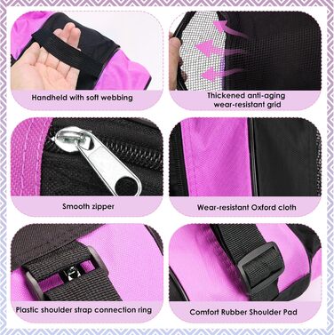 Сумка для роликів та ковзанів для дітей, рожева